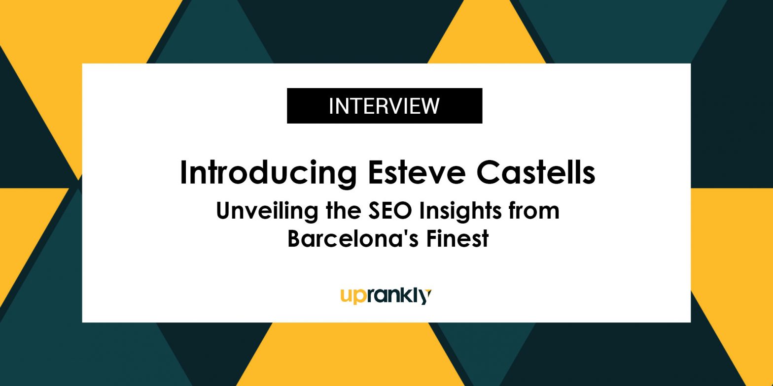 Introducing Esteve Castells