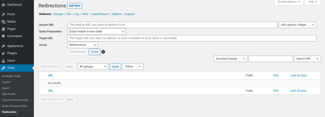 wordpress redirection plugin